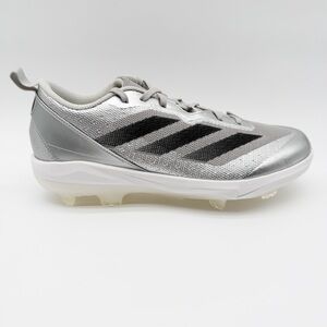 Adidas Adizero Instinct TPU Softball Cleats Women Silver Black 11.5 NEW